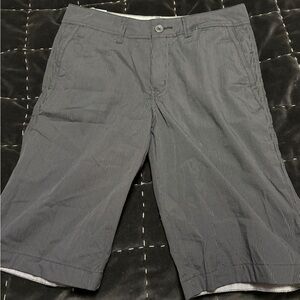 NEW Black Buckle Shorts (30/23) w/ white stripes